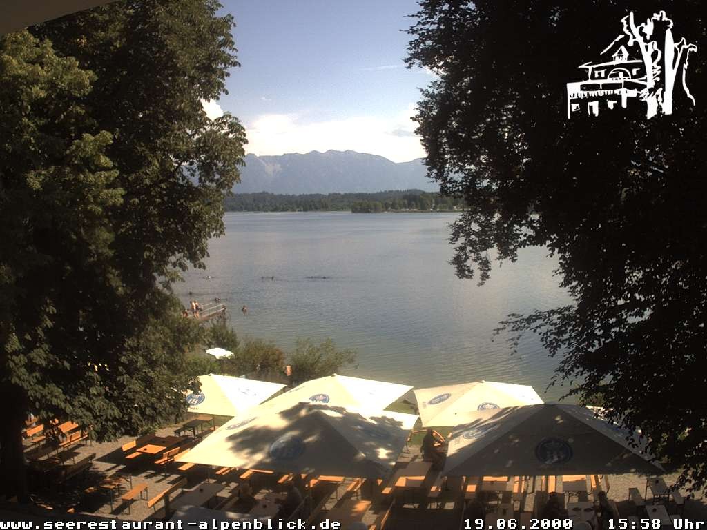 Archiv Foto Webcam Staffelsee - Seerestaurant Alpenblick