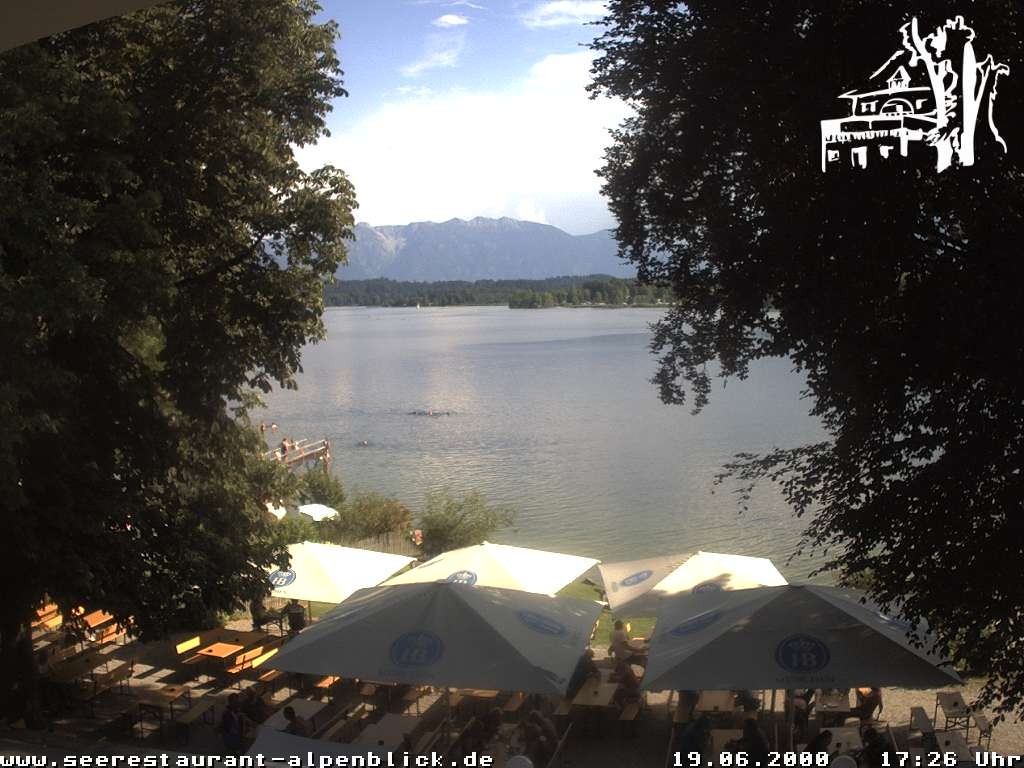 Archiv Foto Webcam Staffelsee - Seerestaurant Alpenblick