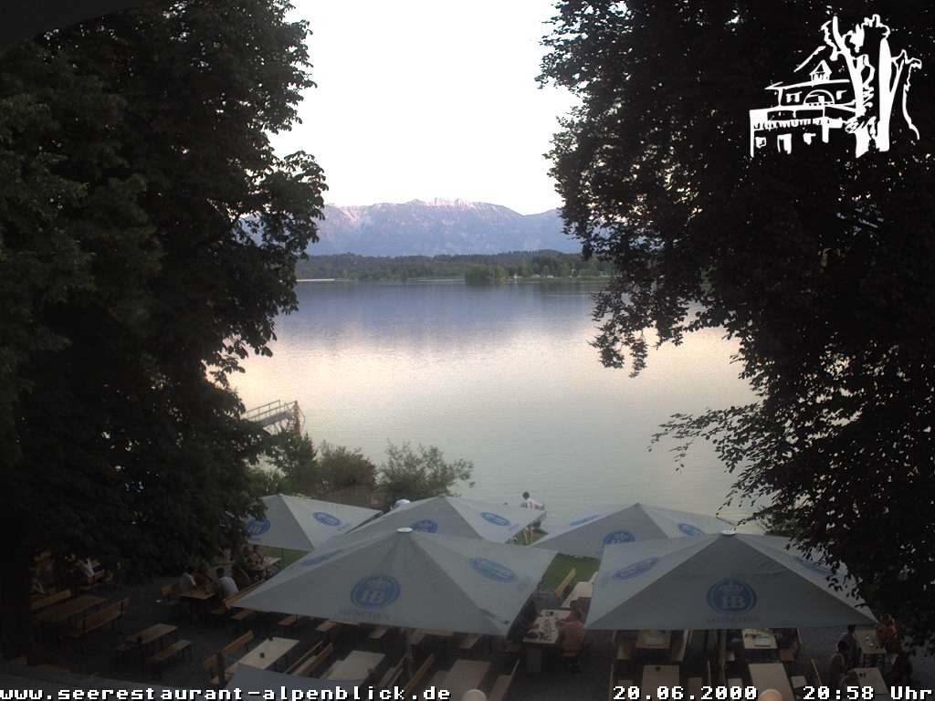 Archiv Foto Webcam Staffelsee - Seerestaurant Alpenblick