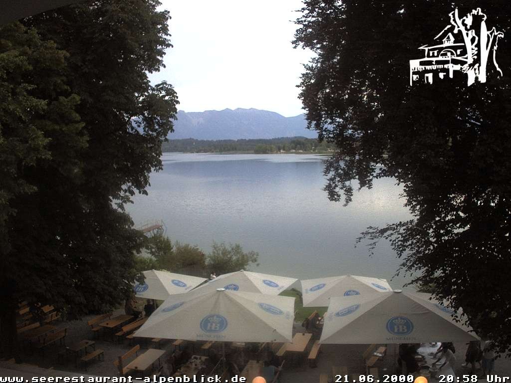 Archiv Foto Webcam Staffelsee - Seerestaurant Alpenblick