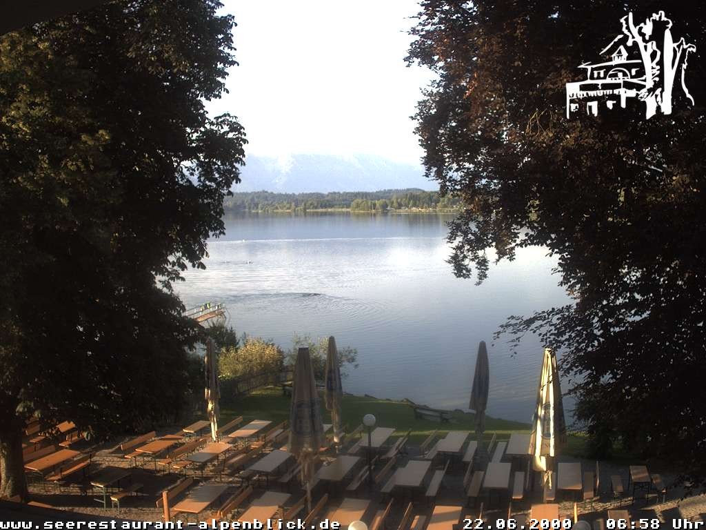 Archiv Foto Webcam Staffelsee - Seerestaurant Alpenblick