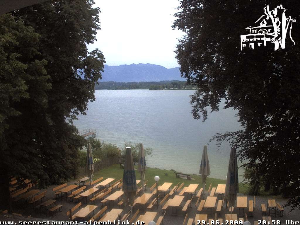 Archiv Foto Webcam Staffelsee - Seerestaurant Alpenblick