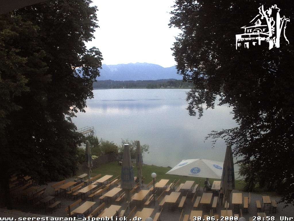 Archiv Foto Webcam Staffelsee - Seerestaurant Alpenblick