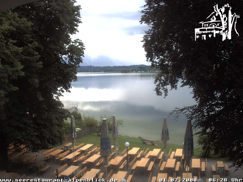 Archiv Foto Webcam Staffelsee - Seerestaurant Alpenblick