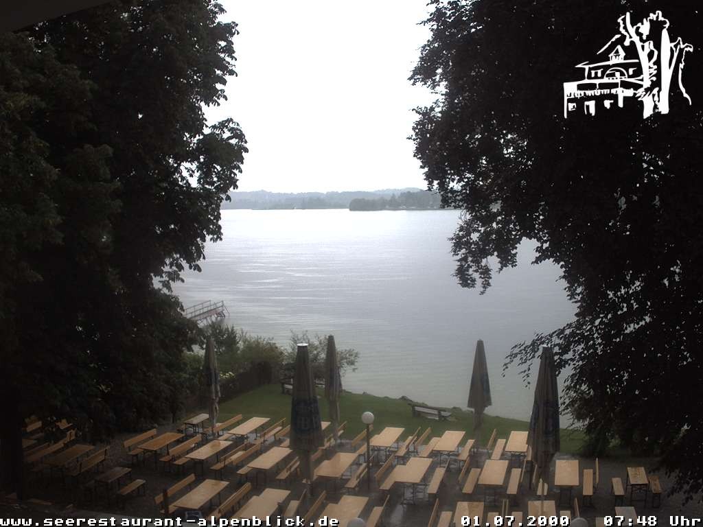 Archiv Foto Webcam Staffelsee - Seerestaurant Alpenblick