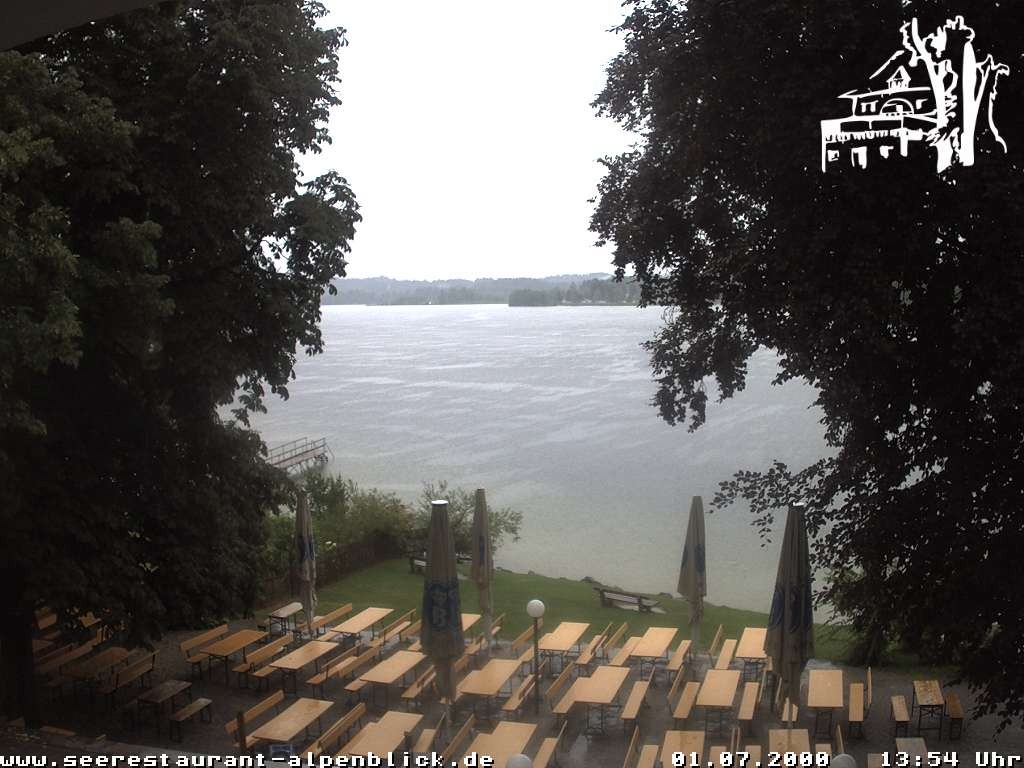 Archiv Foto Webcam Staffelsee - Seerestaurant Alpenblick