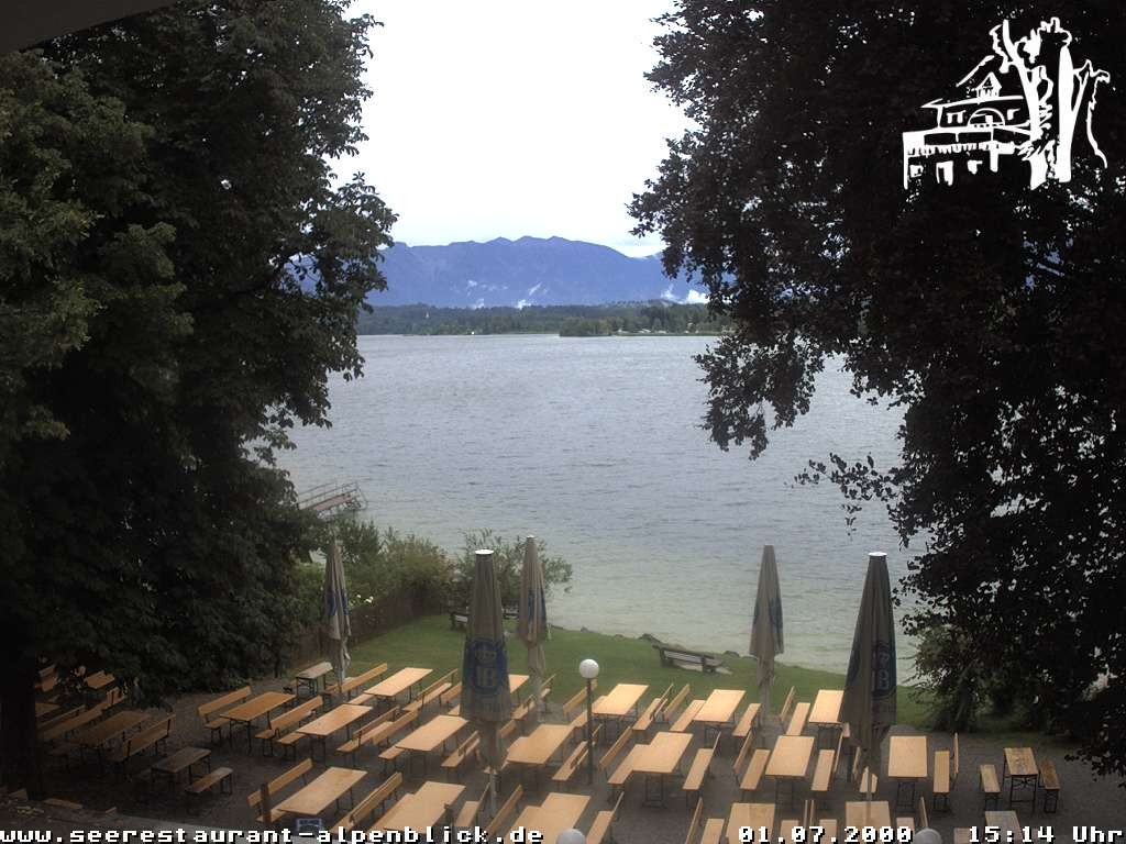 Archiv Foto Webcam Staffelsee - Seerestaurant Alpenblick
