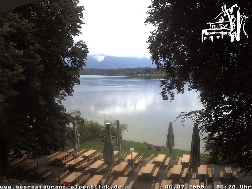 Archiv Foto Webcam Staffelsee - Seerestaurant Alpenblick