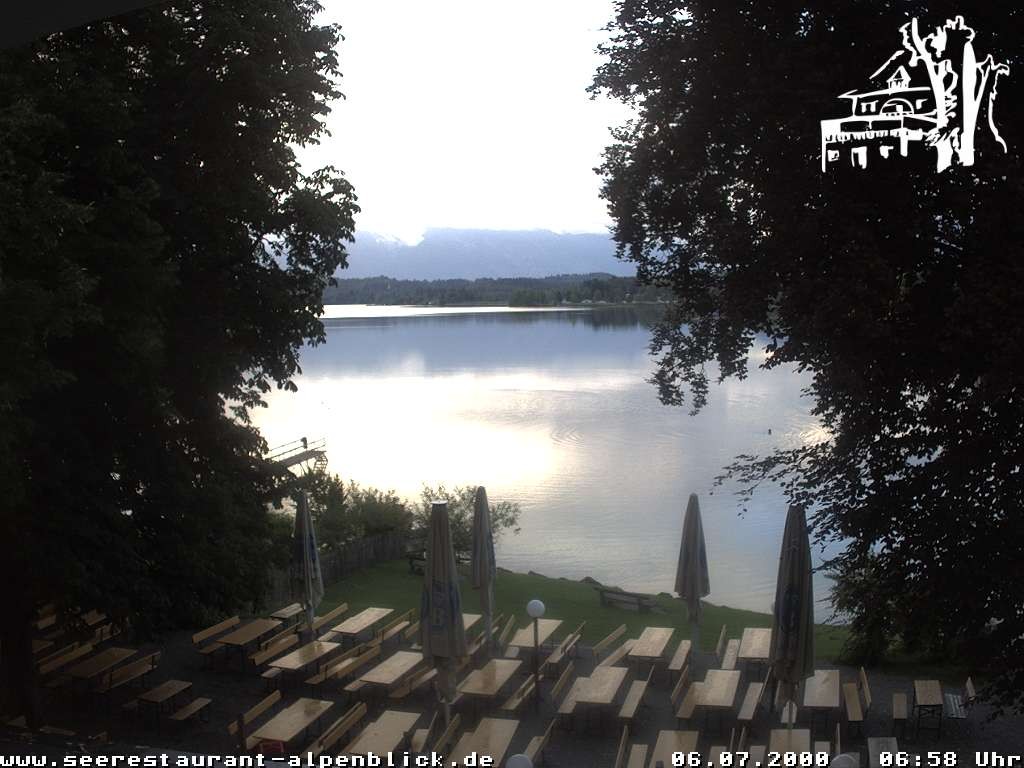 Archiv Foto Webcam Staffelsee - Seerestaurant Alpenblick