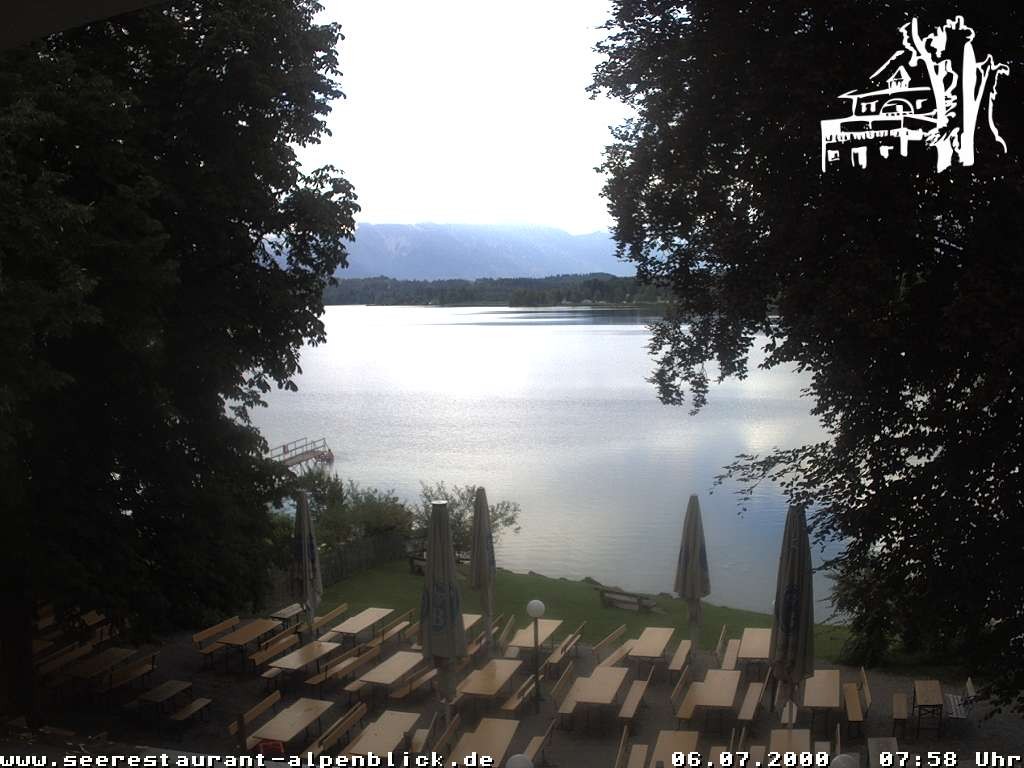 Archiv Foto Webcam Staffelsee - Seerestaurant Alpenblick