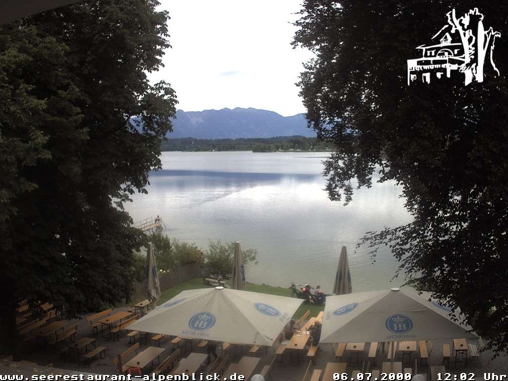 Archiv Foto Webcam Staffelsee - Seerestaurant Alpenblick