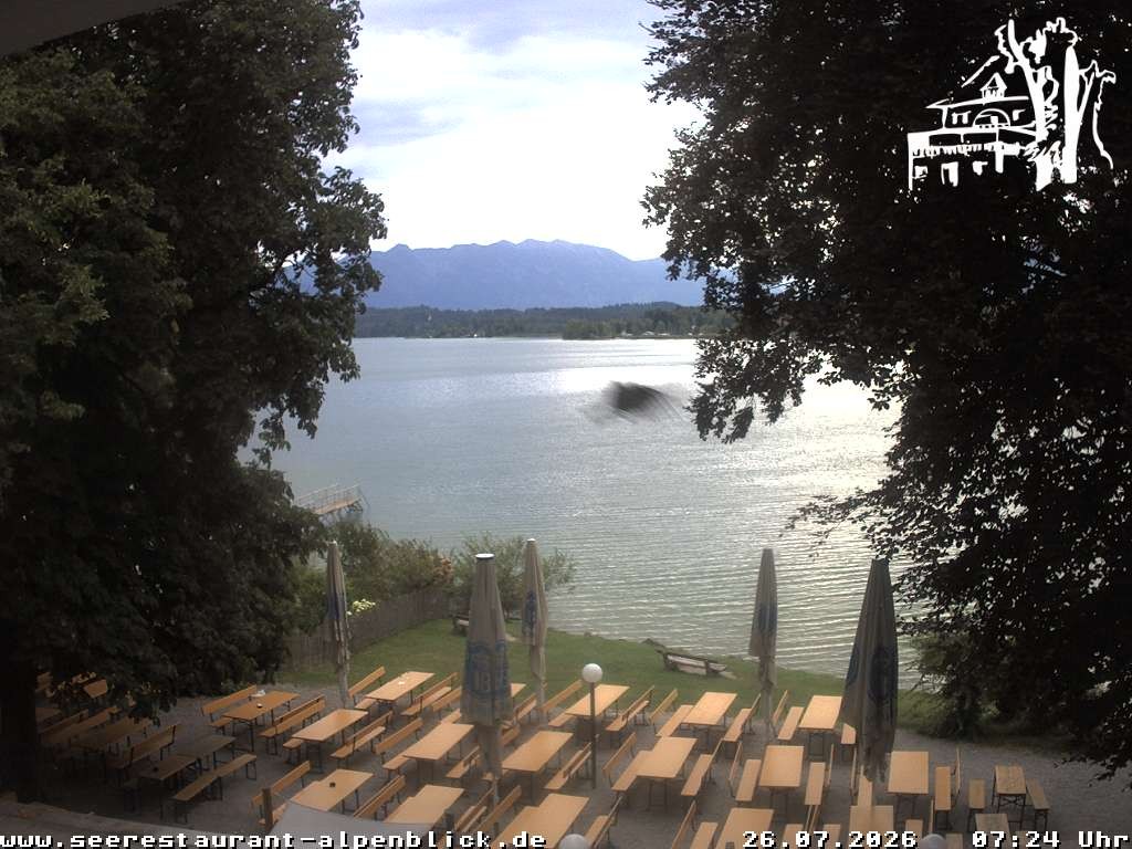 Archiv Foto Webcam Staffelsee - Seerestaurant Alpenblick
