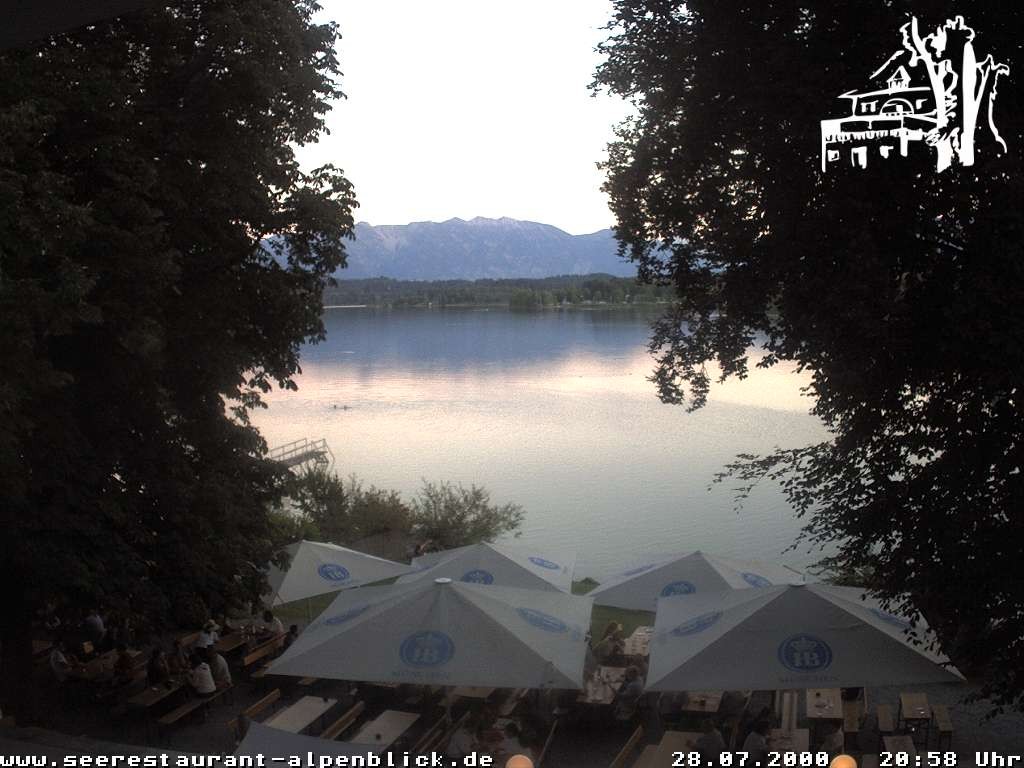 Archiv Foto Webcam Staffelsee - Seerestaurant Alpenblick