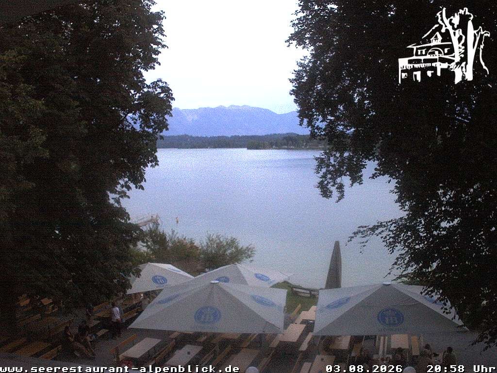 Archiv Foto Webcam Staffelsee - Seerestaurant Alpenblick