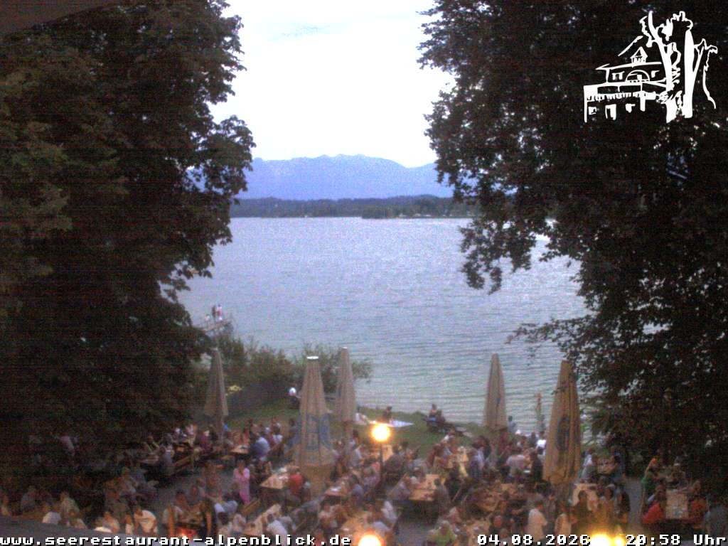 Archiv Foto Webcam Staffelsee - Seerestaurant Alpenblick