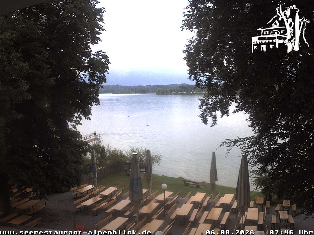 Archiv Foto Webcam Staffelsee - Seerestaurant Alpenblick