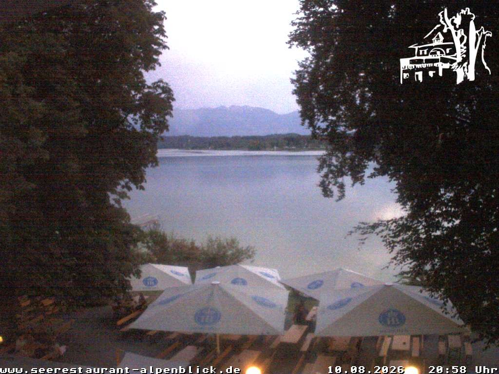 Archiv Foto Webcam Staffelsee - Seerestaurant Alpenblick