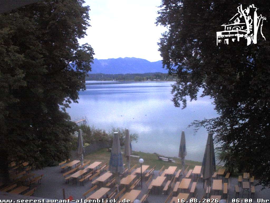 Archiv Foto Webcam Staffelsee - Seerestaurant Alpenblick