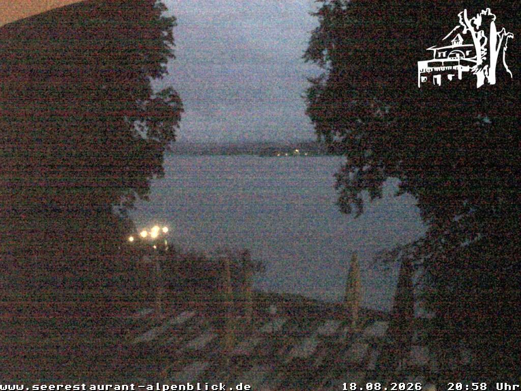 Archiv Foto Webcam Staffelsee - Seerestaurant Alpenblick