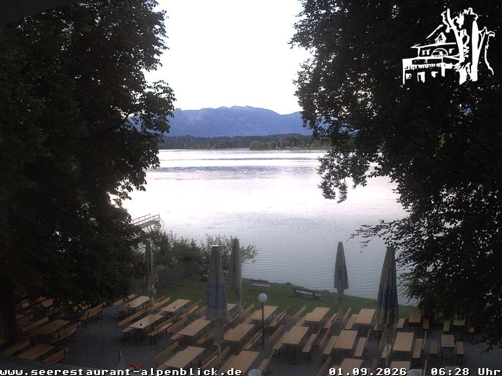 Archiv Foto Webcam Staffelsee - Seerestaurant Alpenblick