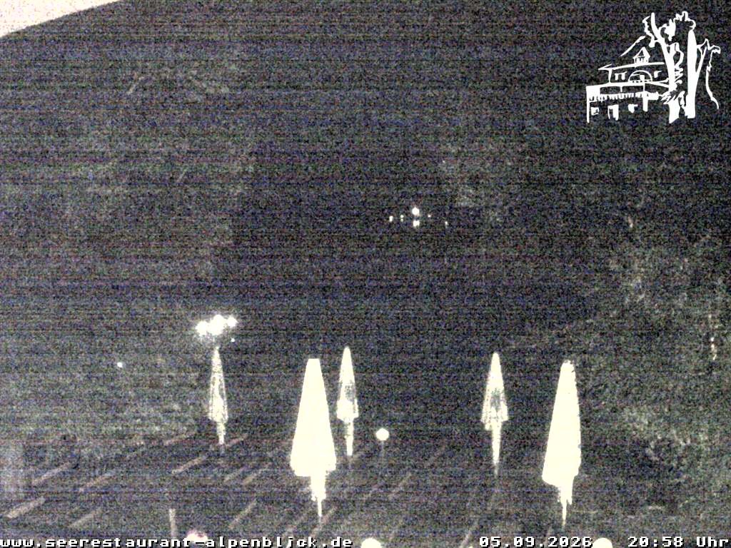 Archiv Foto Webcam Staffelsee - Seerestaurant Alpenblick