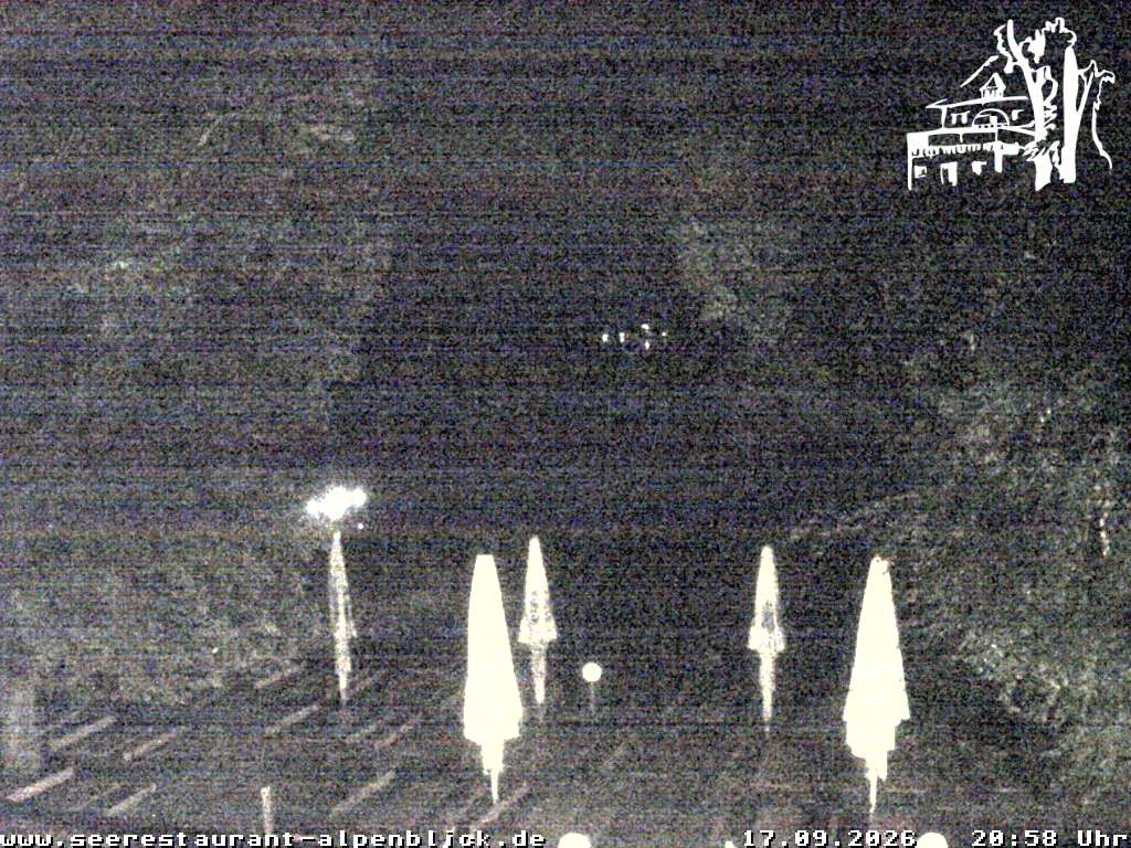 Archiv Foto Webcam Staffelsee - Seerestaurant Alpenblick
