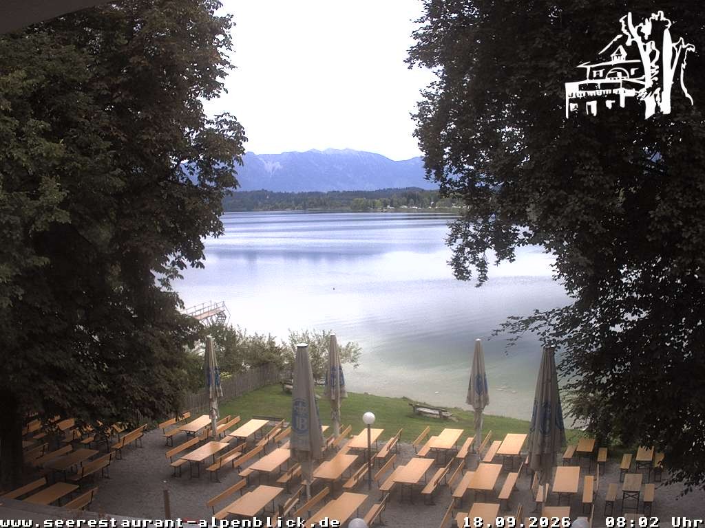 Archiv Foto Webcam Staffelsee - Seerestaurant Alpenblick