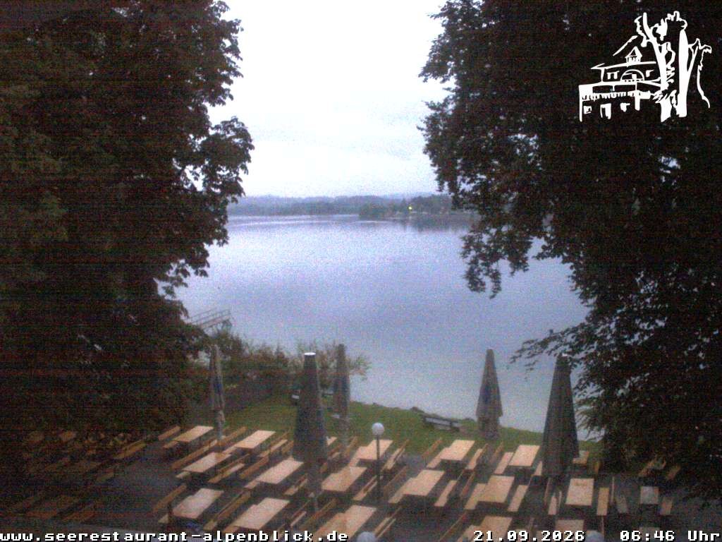 Archiv Foto Webcam Staffelsee - Seerestaurant Alpenblick