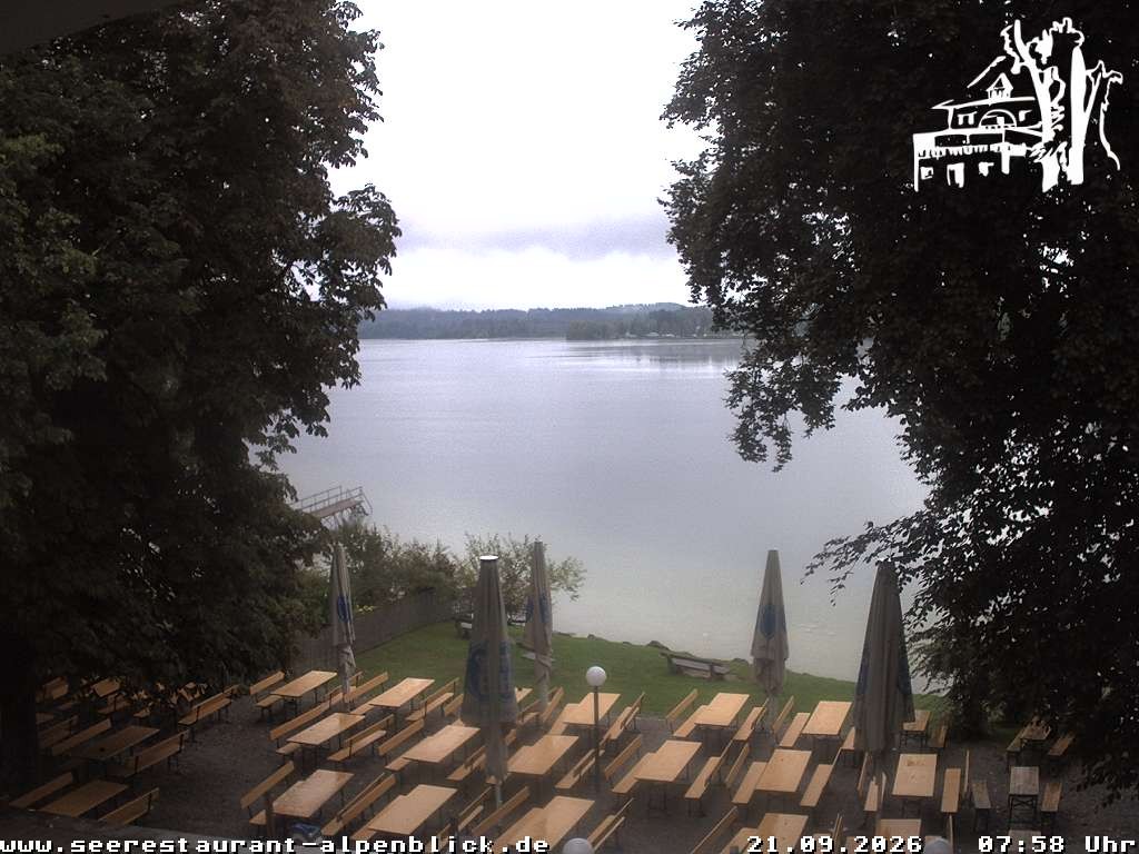 Archiv Foto Webcam Staffelsee - Seerestaurant Alpenblick