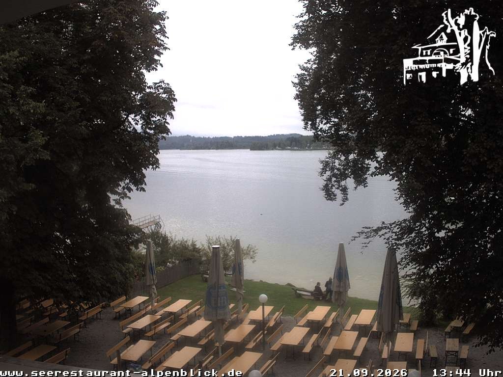 Archiv Foto Webcam Staffelsee - Seerestaurant Alpenblick