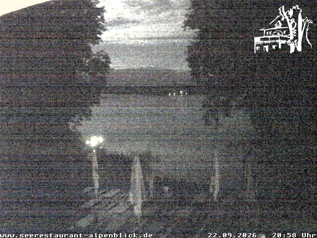 Archiv Foto Webcam Staffelsee - Seerestaurant Alpenblick