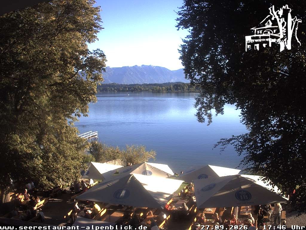 Archiv Foto Webcam Staffelsee - Seerestaurant Alpenblick