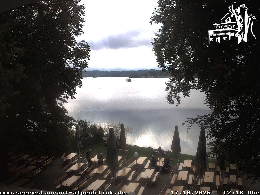 Archiv Foto Webcam Staffelsee - Seerestaurant Alpenblick