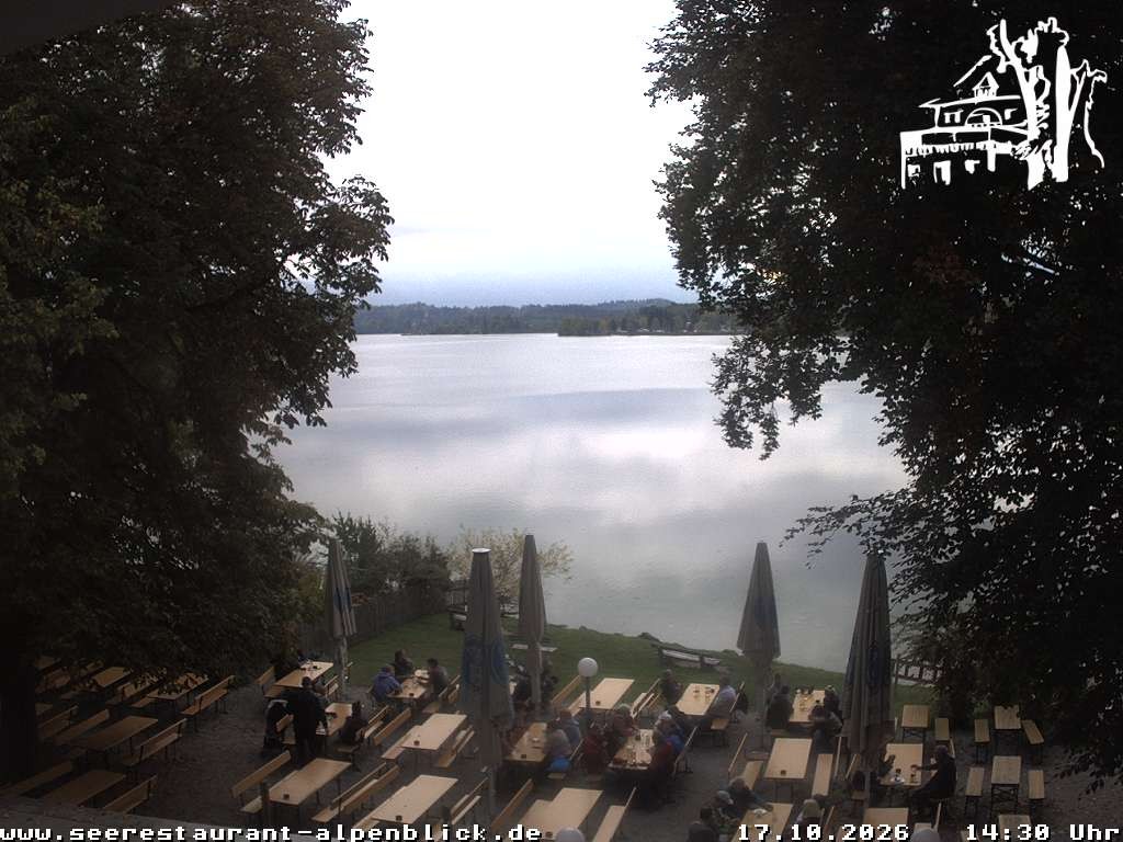 Archiv Foto Webcam Staffelsee - Seerestaurant Alpenblick