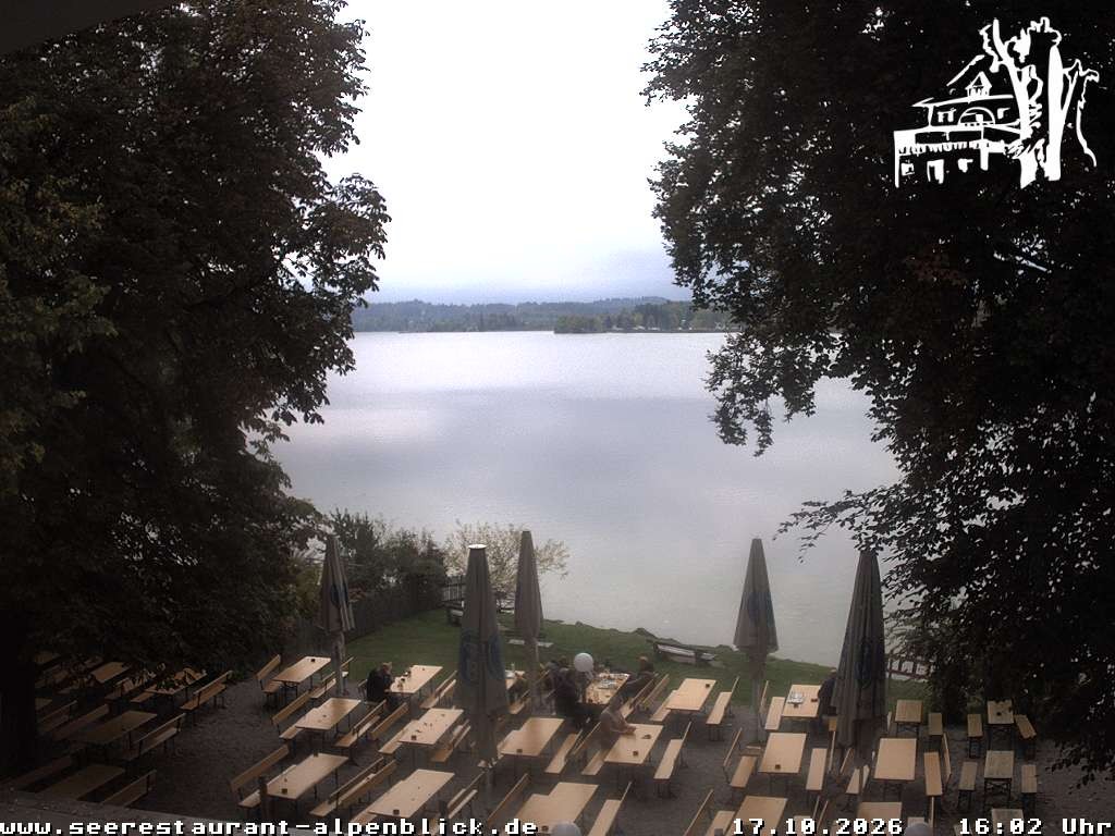 Archiv Foto Webcam Staffelsee - Seerestaurant Alpenblick