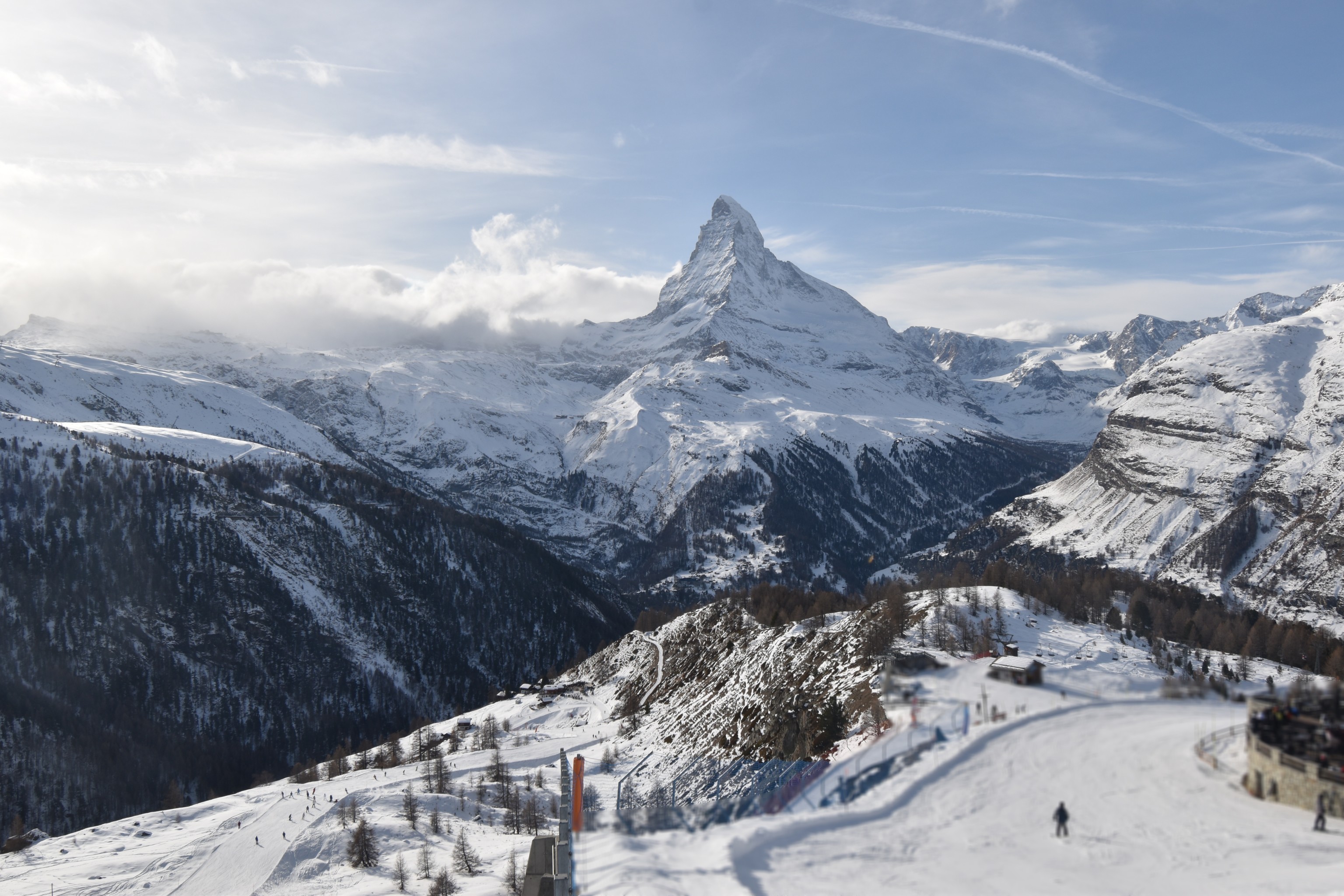 Archiv Foto Webcam Zermatt - Sunnega