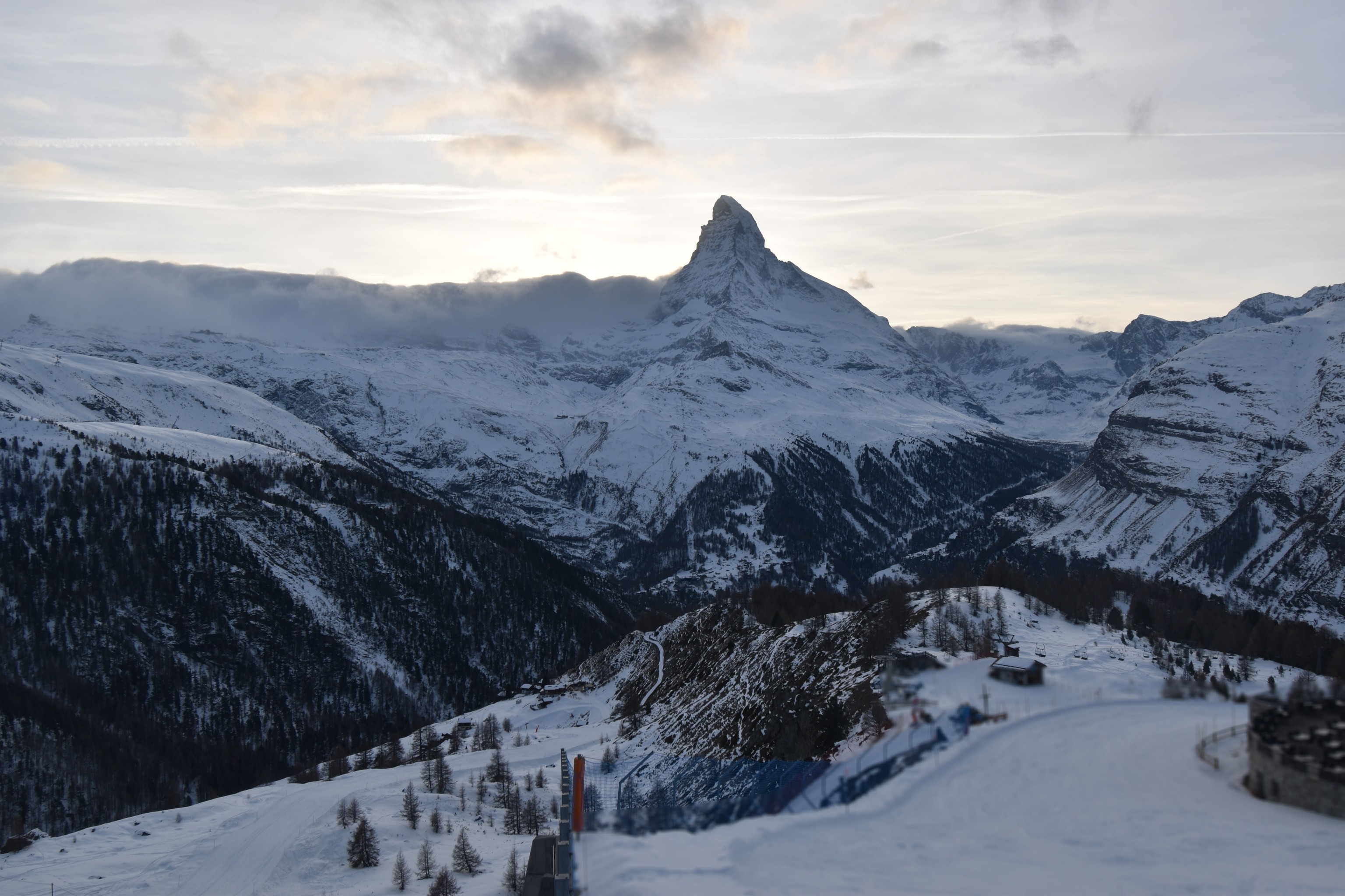 Archiv Foto Webcam Zermatt - Sunnega