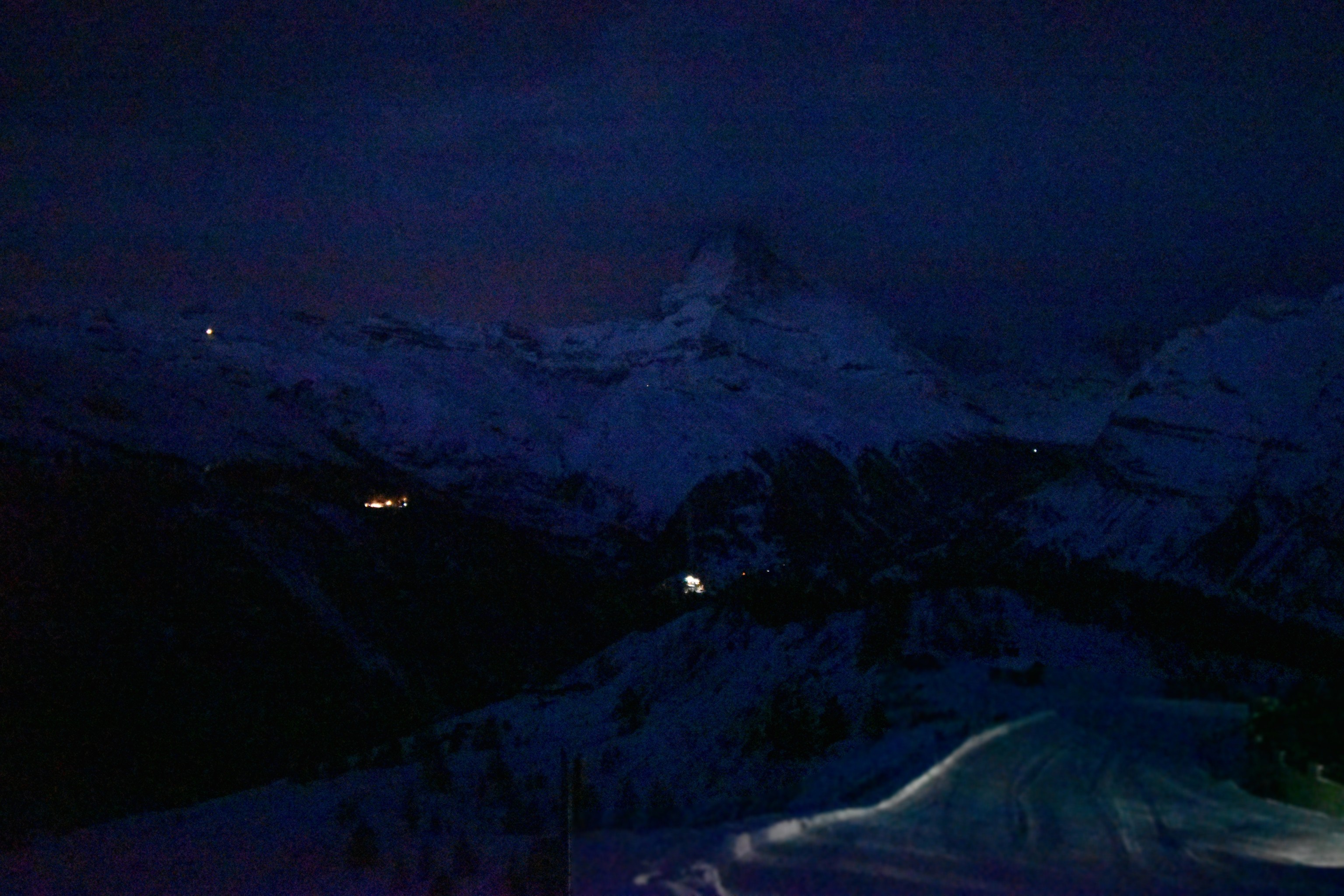 Archiv Foto Webcam Zermatt - Sunnega