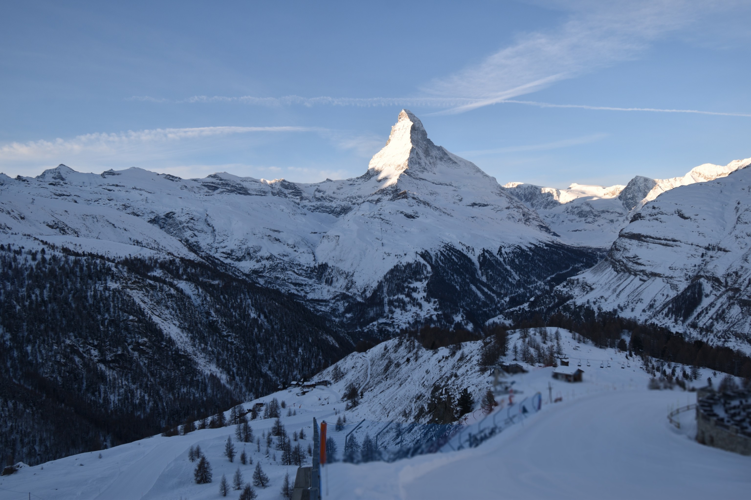 Archiv Foto Webcam Zermatt - Sunnega