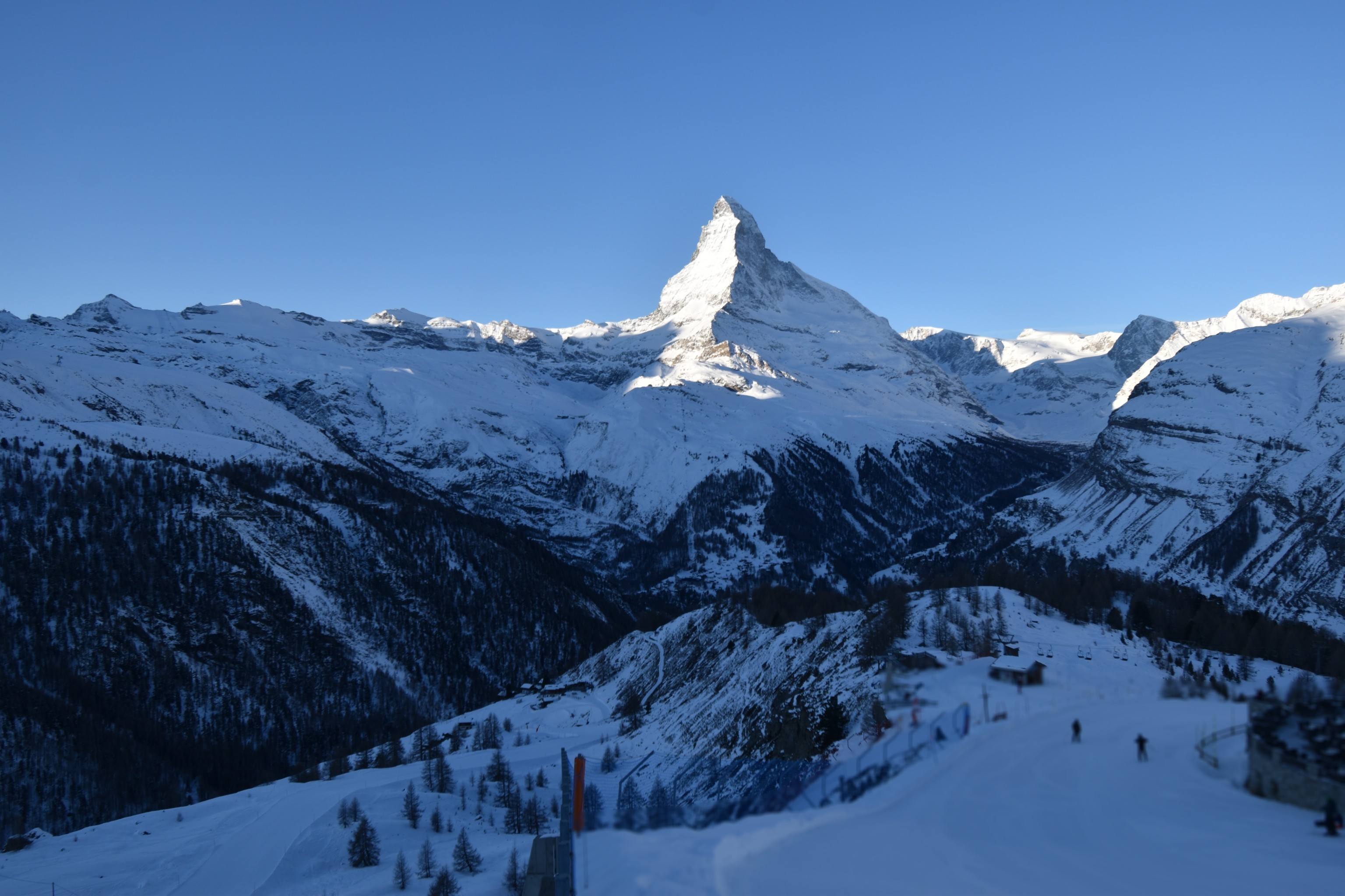 Archiv Foto Webcam Zermatt - Sunnega