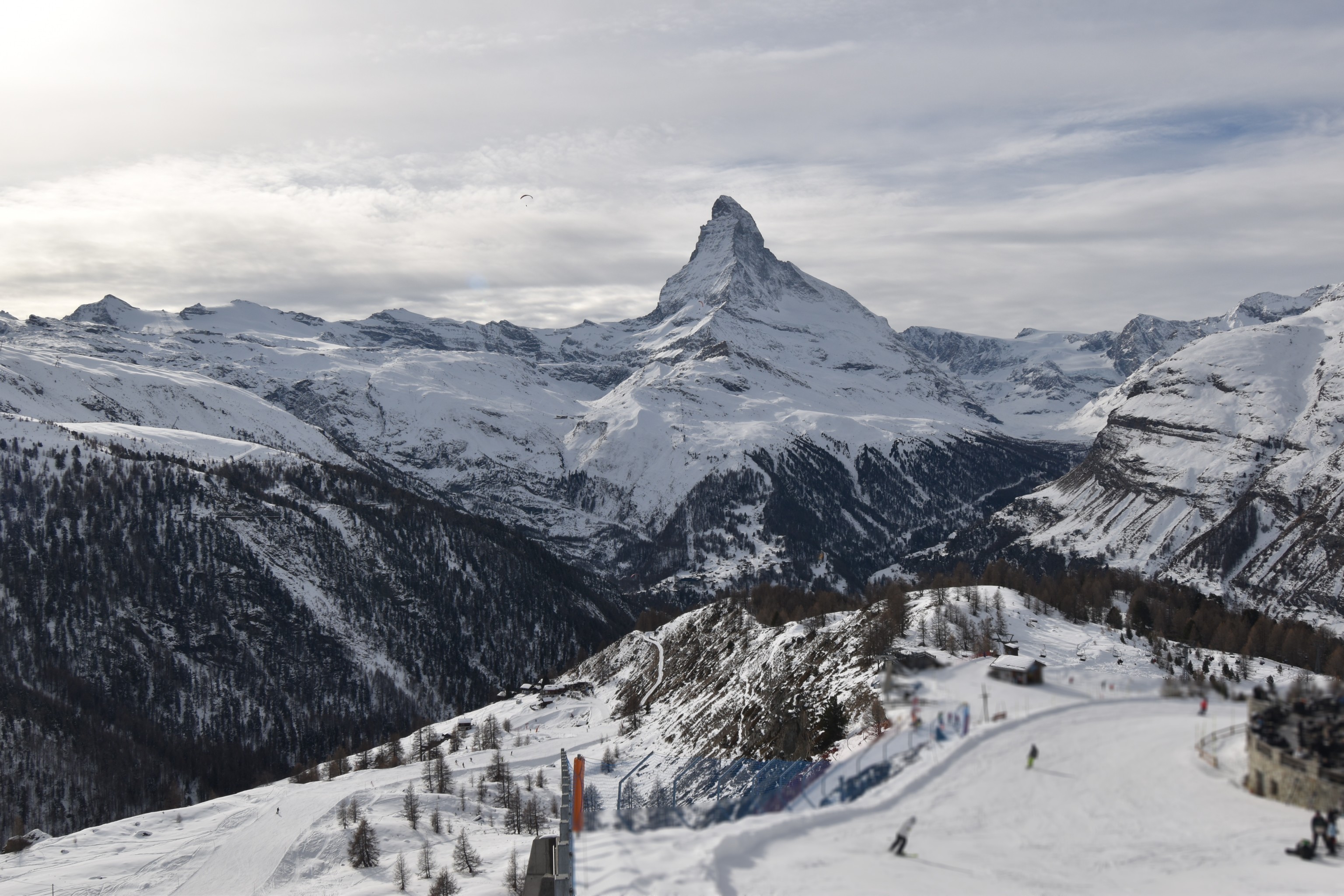 Archiv Foto Webcam Zermatt - Sunnega