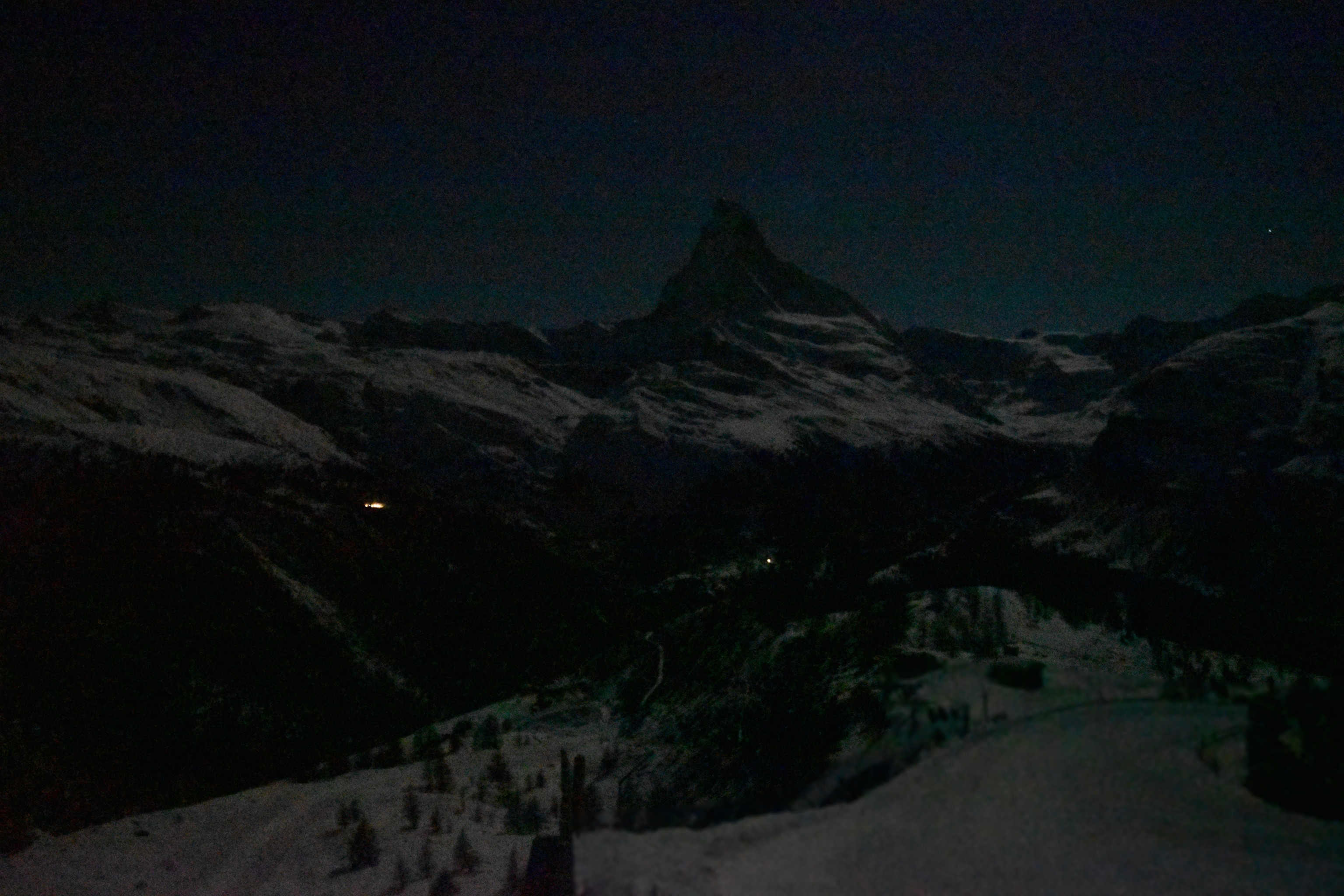 Archiv Foto Webcam Zermatt - Sunnega
