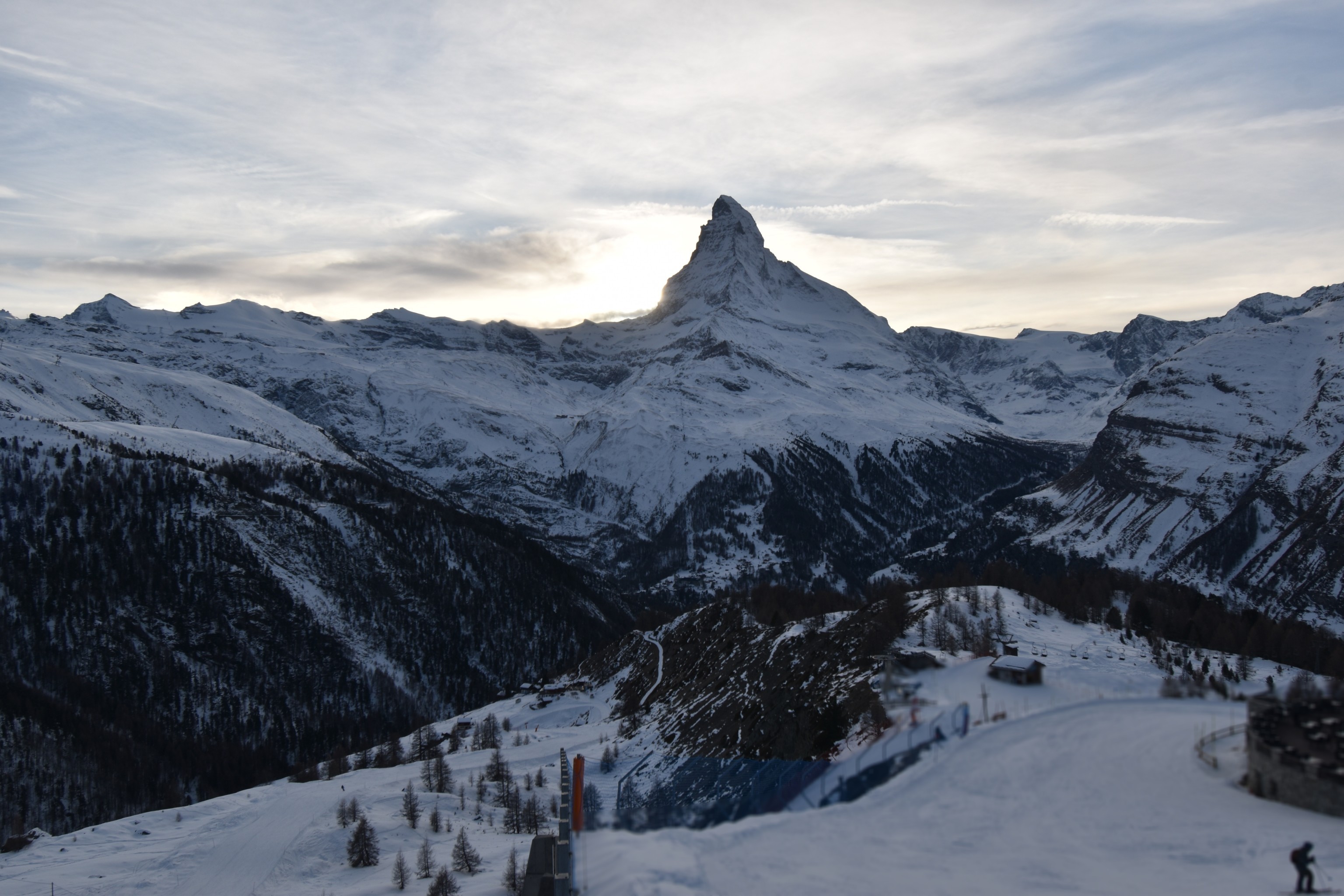 Archiv Foto Webcam Zermatt - Sunnega