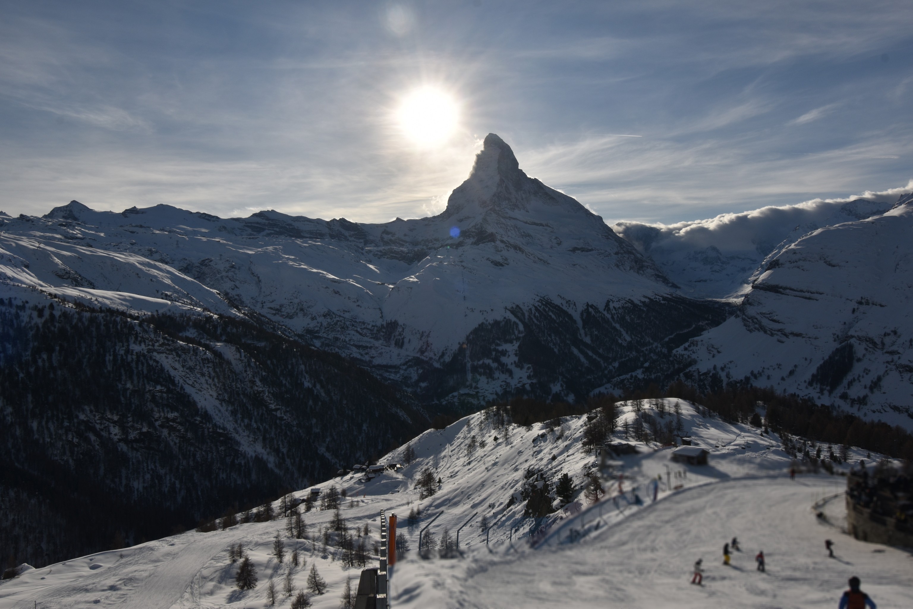 Archiv Foto Webcam Zermatt - Sunnega