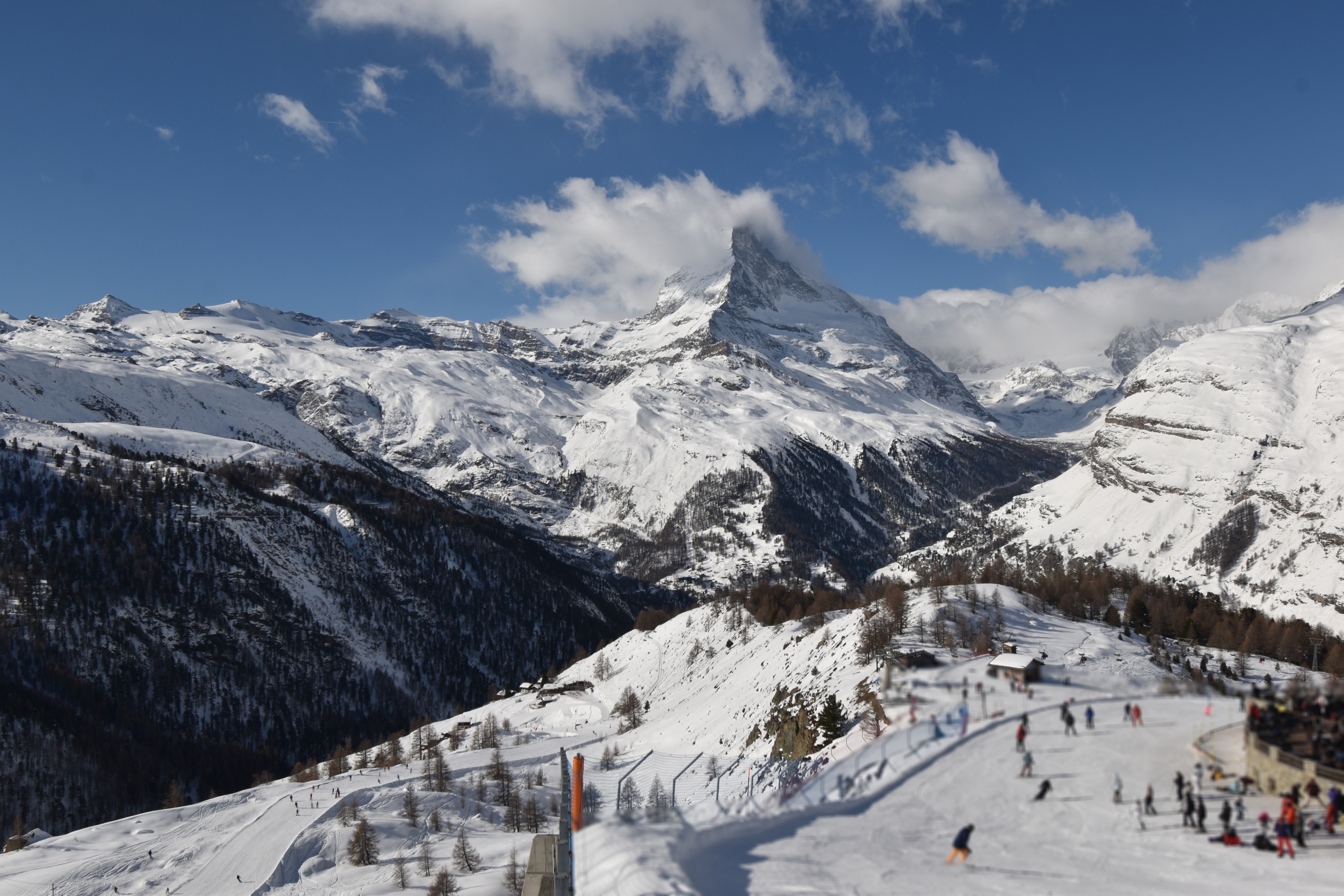 Archiv Foto Webcam Zermatt - Sunnega