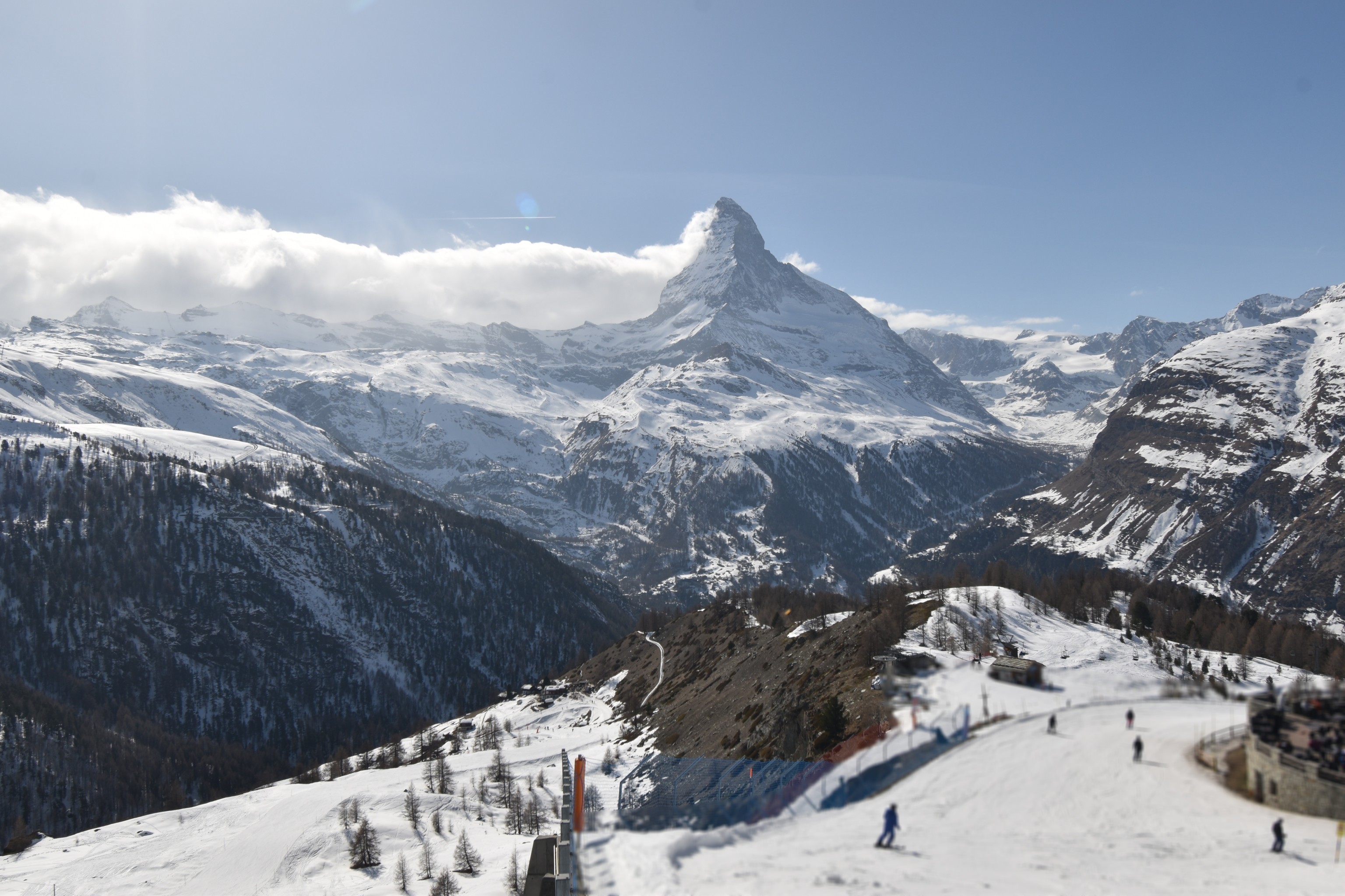 Archiv Foto Webcam Zermatt - Sunnega