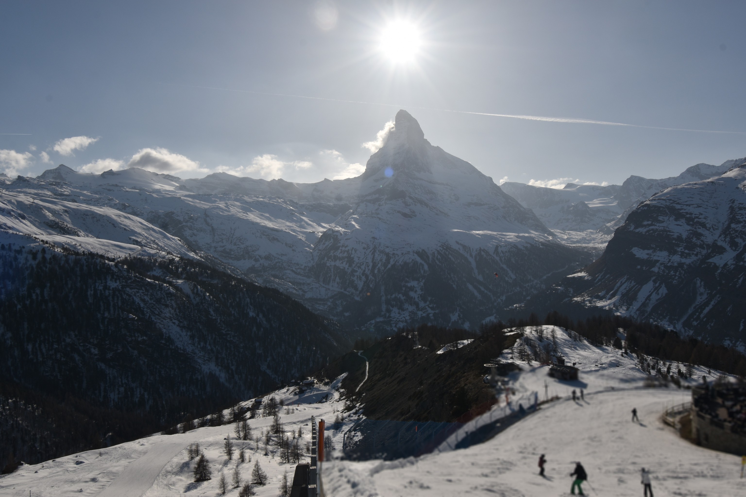 Archiv Foto Webcam Zermatt - Sunnega