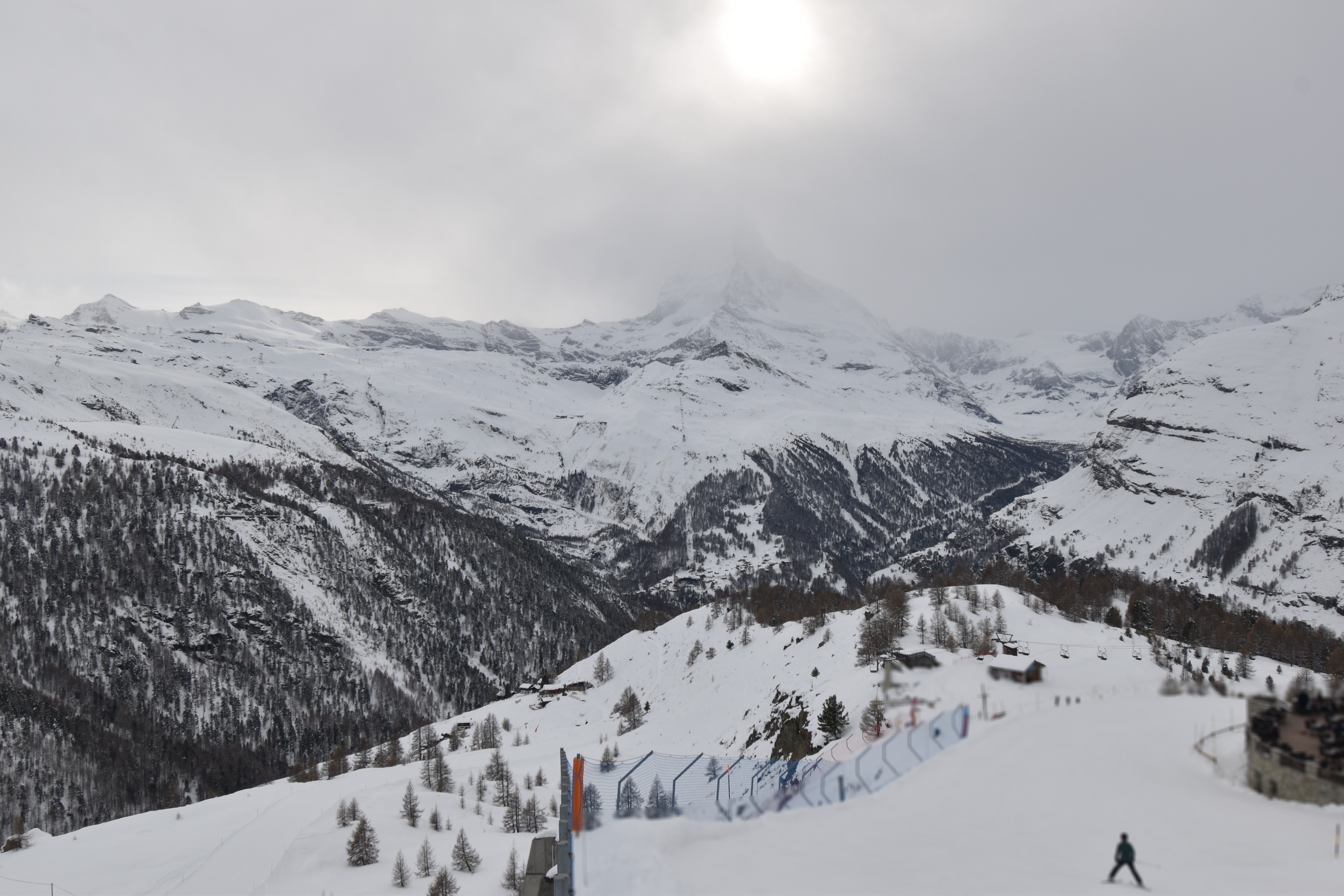 Archiv Foto Webcam Zermatt - Sunnega