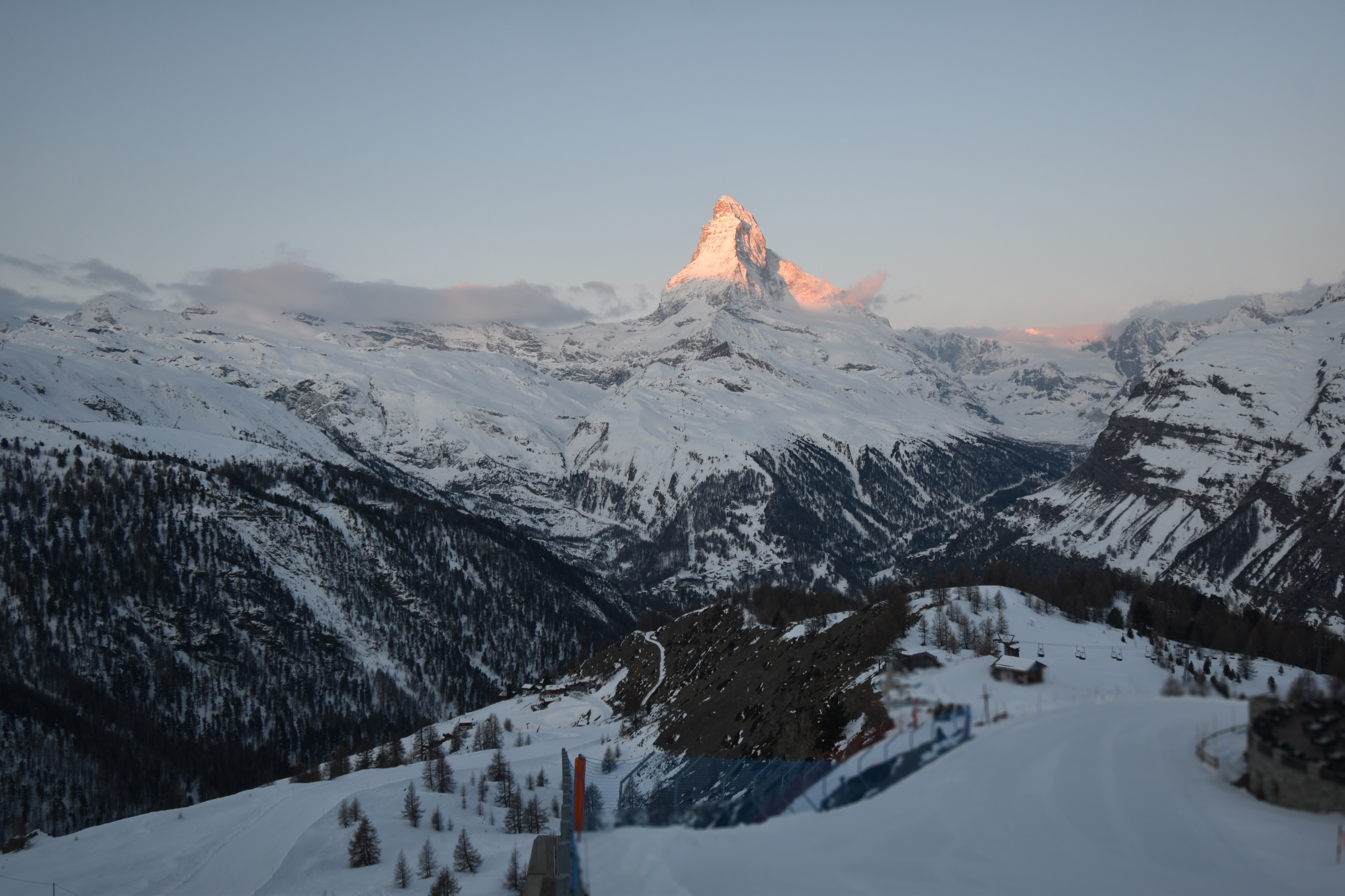 Archiv Foto Webcam Zermatt - Sunnega