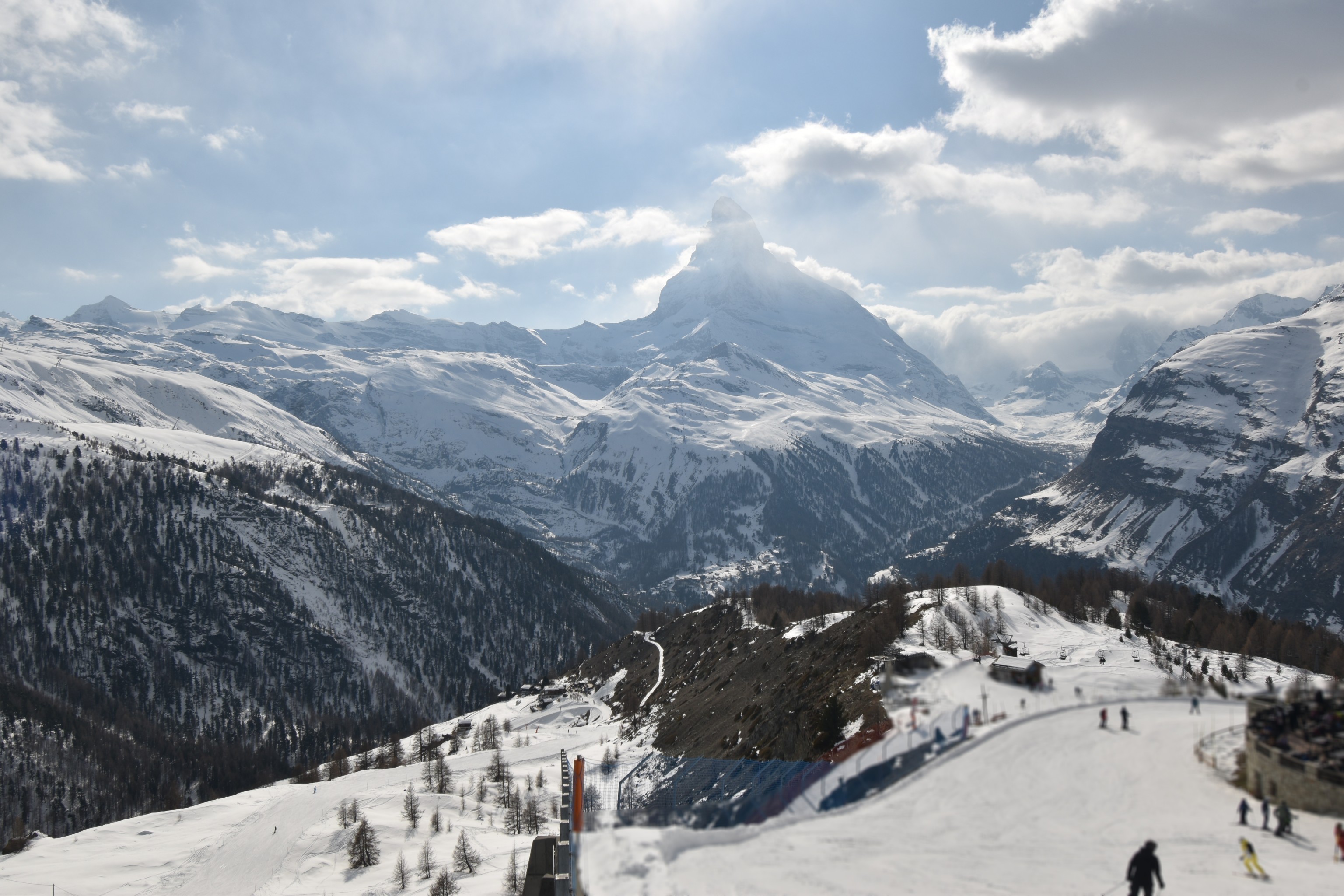 Archiv Foto Webcam Zermatt - Sunnega